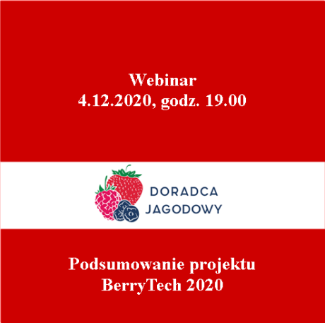 Podsumowanie projektu BerryTech 2020- webinar