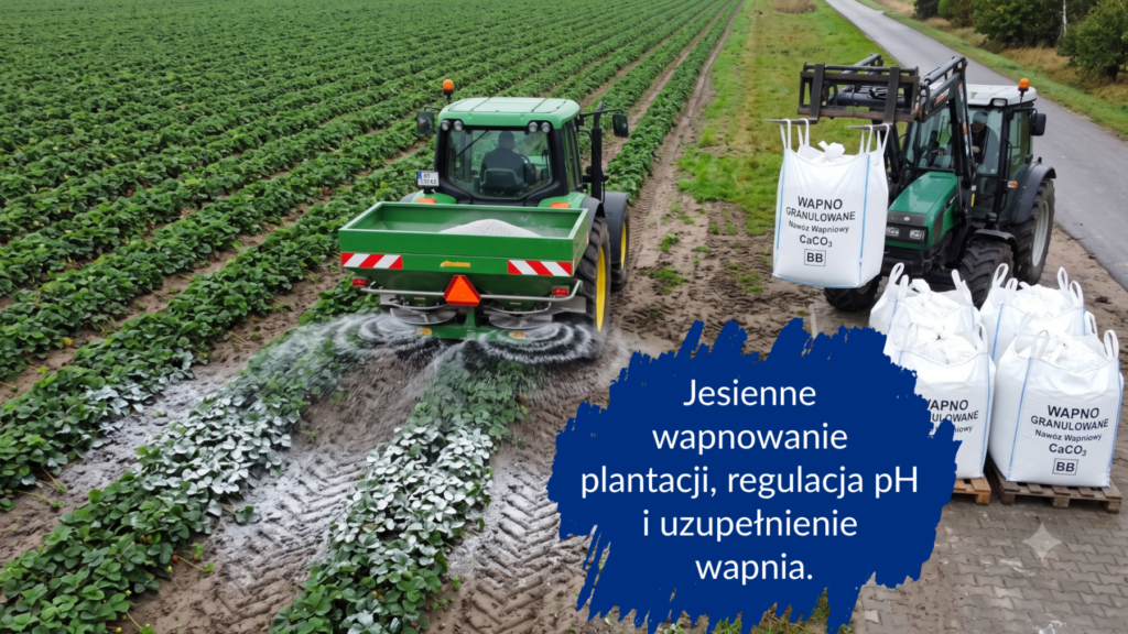 Jesienne wapnowanie plantacji