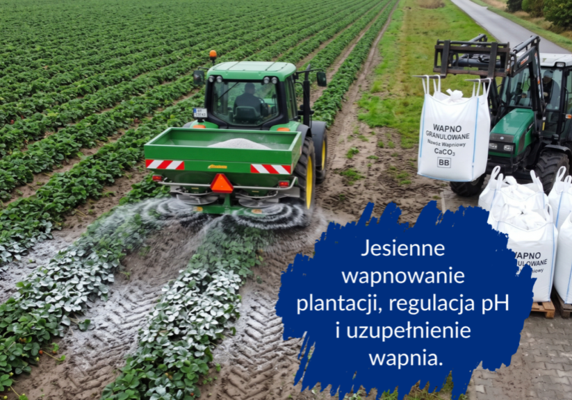 Jesienne wapnowanie plantacji